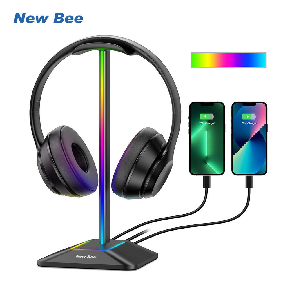 New Bee Z8 RGB Headphones Stan - đánh giá và giá Headset Stand Rgb