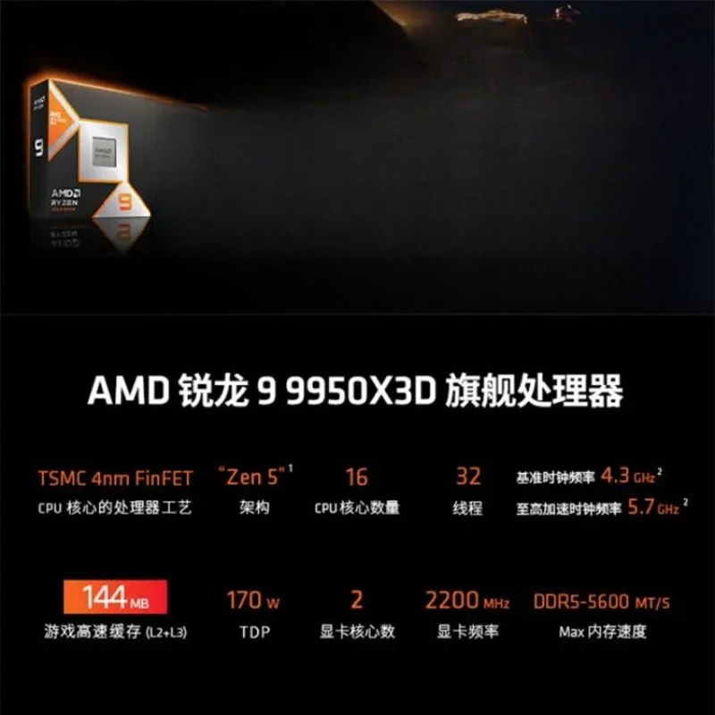 AMD Ryzen 9 9950X3D processor  - đánh giá và giá Amd Cpu Ryzen 9