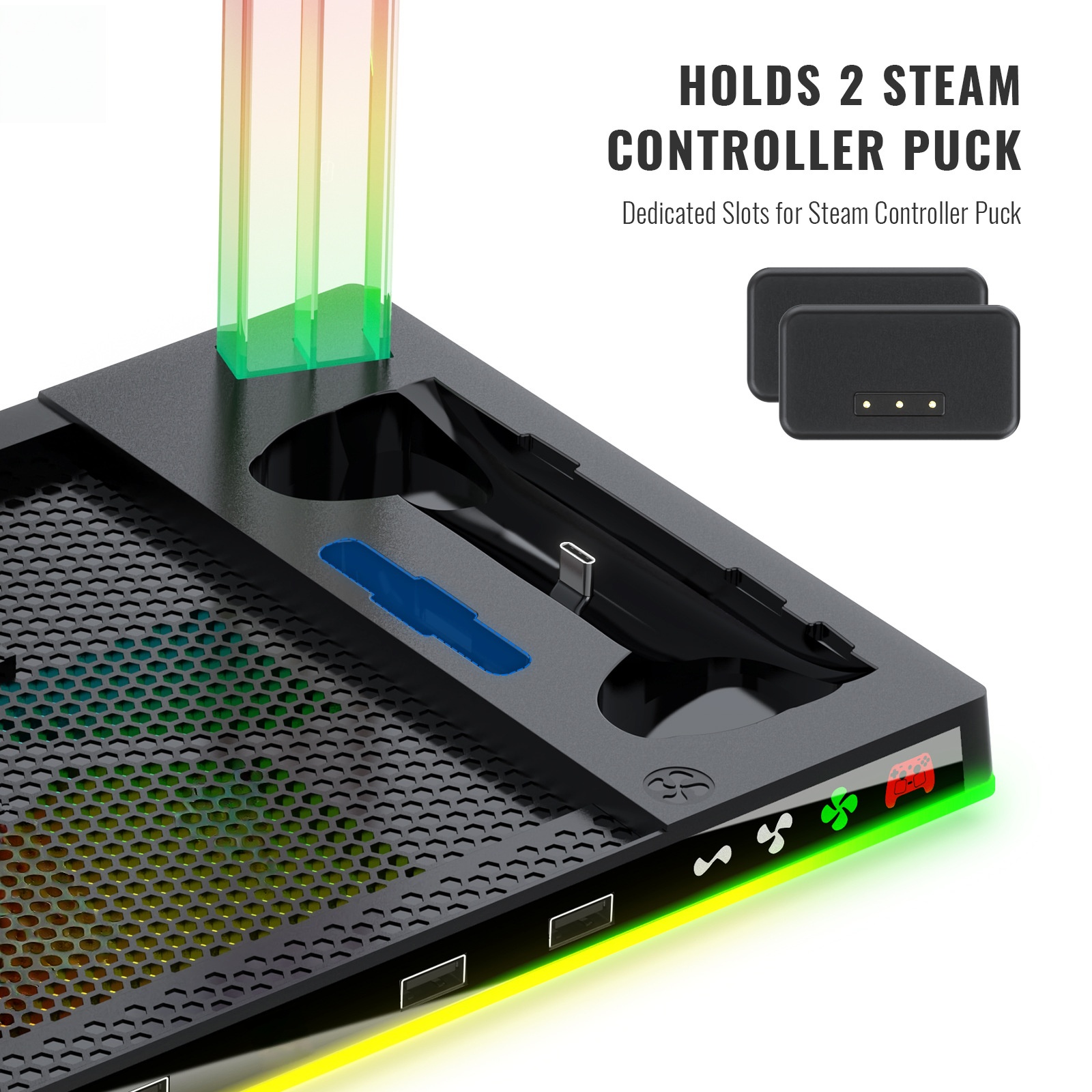For Steam Controller Stand Cha - đánh giá và giá Headset Stand Rgb
