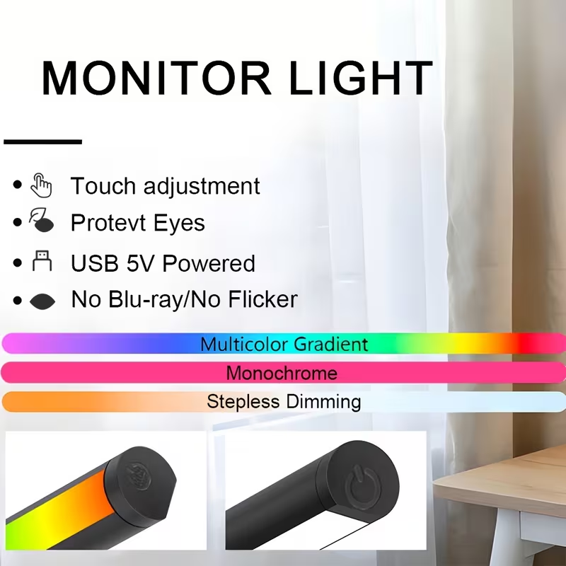 Monitor Light Bar LED Computer - đánh giá và giá Gaming Accessories Led