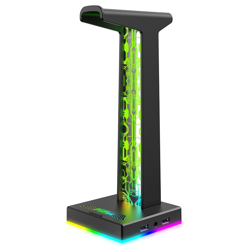 RGB Gaming Headphone Stand Dua - đánh giá và giá Headset Stand Rgb