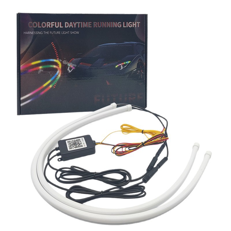 2PCS Car LED Strip Lights Flex - đánh giá và giá Rgb Hub Sync