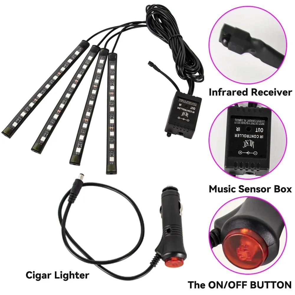 Neon LED RGB Car Underglow Bot - đánh giá và giá Rgb Hub Sync