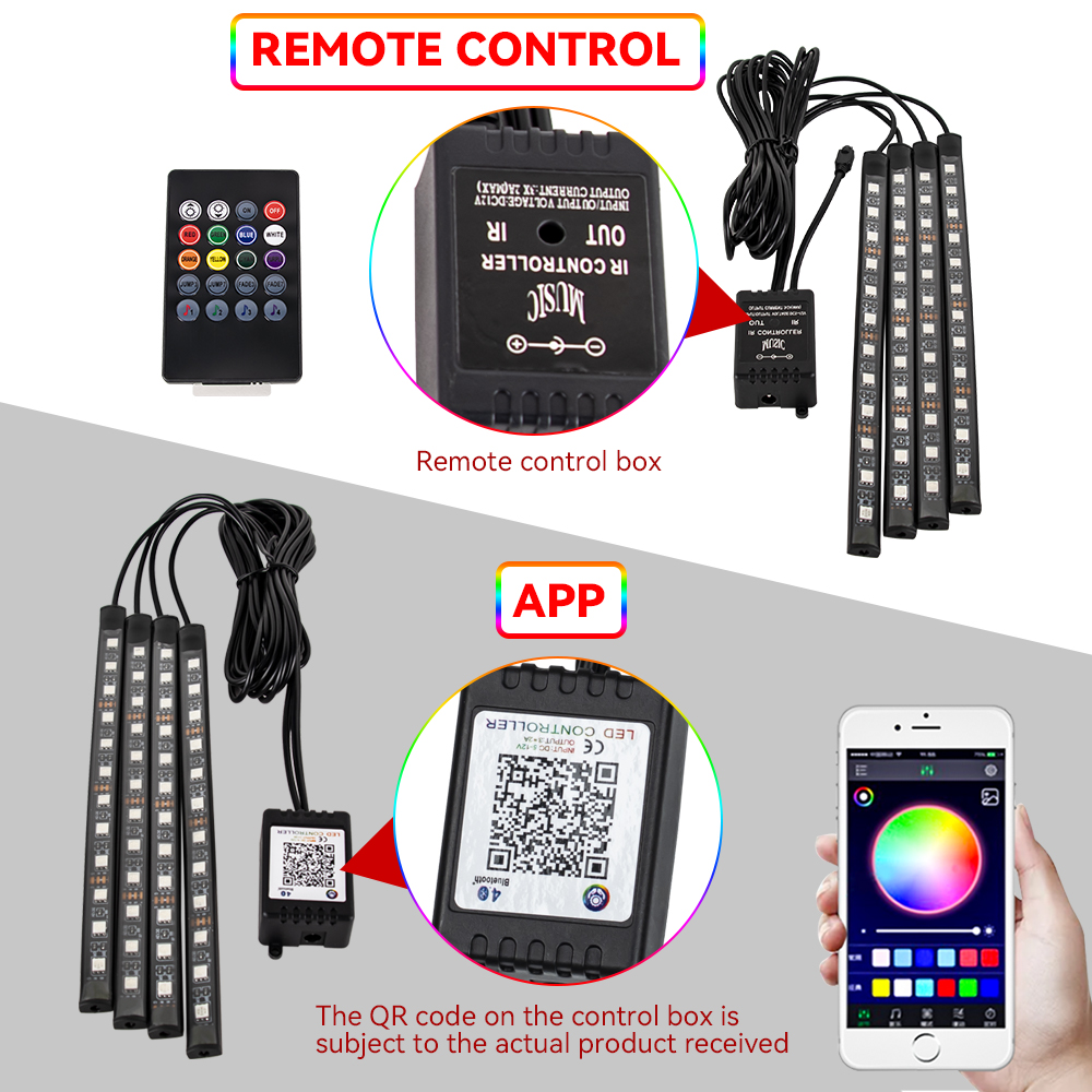 RGB LED Motorcycle Atmosphere  - đánh giá và giá Rgb Hub Sync