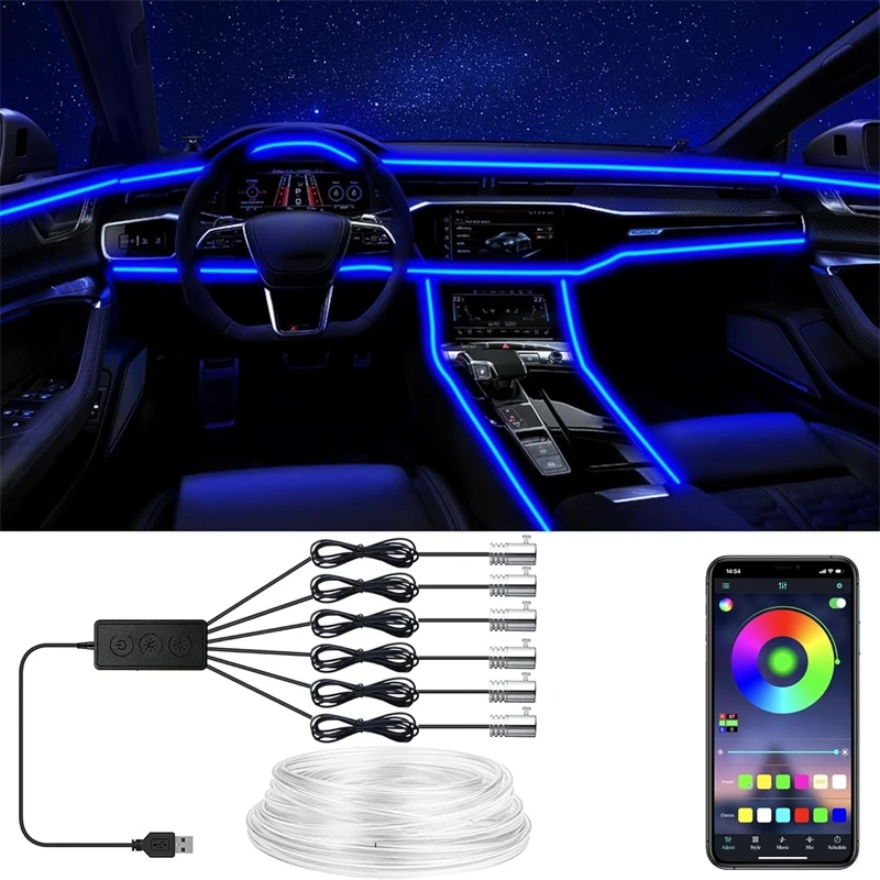 Flexible EL Wire Lights With A - đánh giá và giá Rgb Hub Sync
