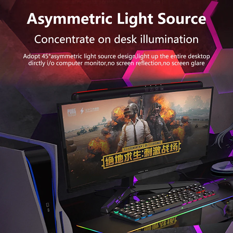 USB Stepless Dimming Screen Ha - đánh giá và giá Gaming Accessories Led