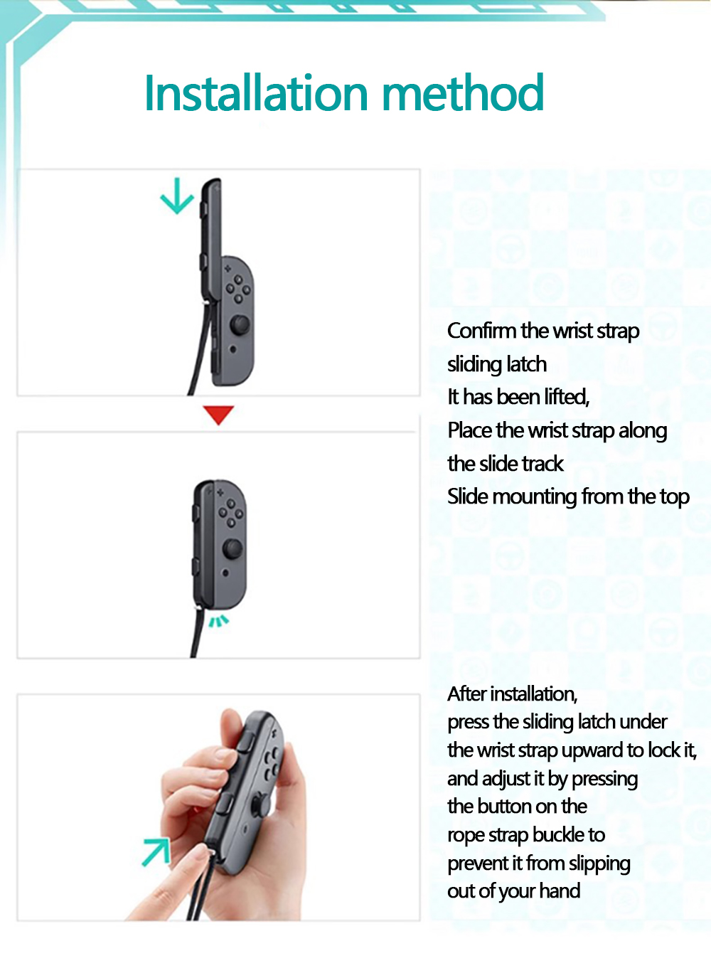 1 Pair Controller Hand Rope Wr - đánh giá và giá Gaming Accessories Joystick