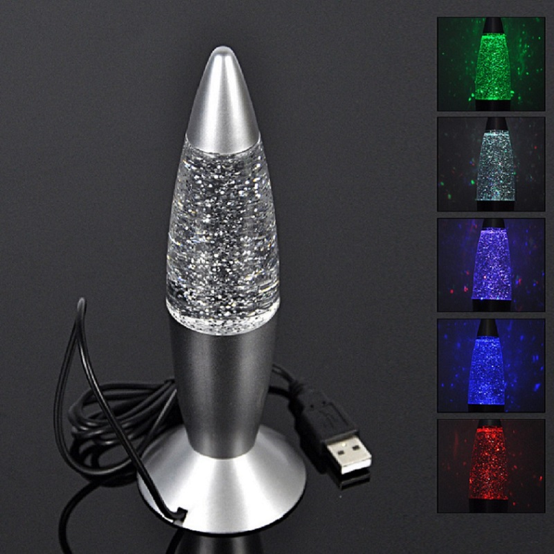 LED Rocket Lamp USB Color Chan - đánh giá và giá Gaming Accessories Led