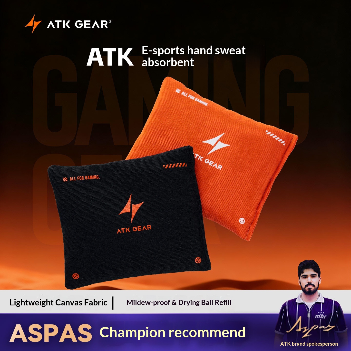 ATK Esports Palm Sweat Packs S - đánh giá và giá Gaming Accessories For Valorant