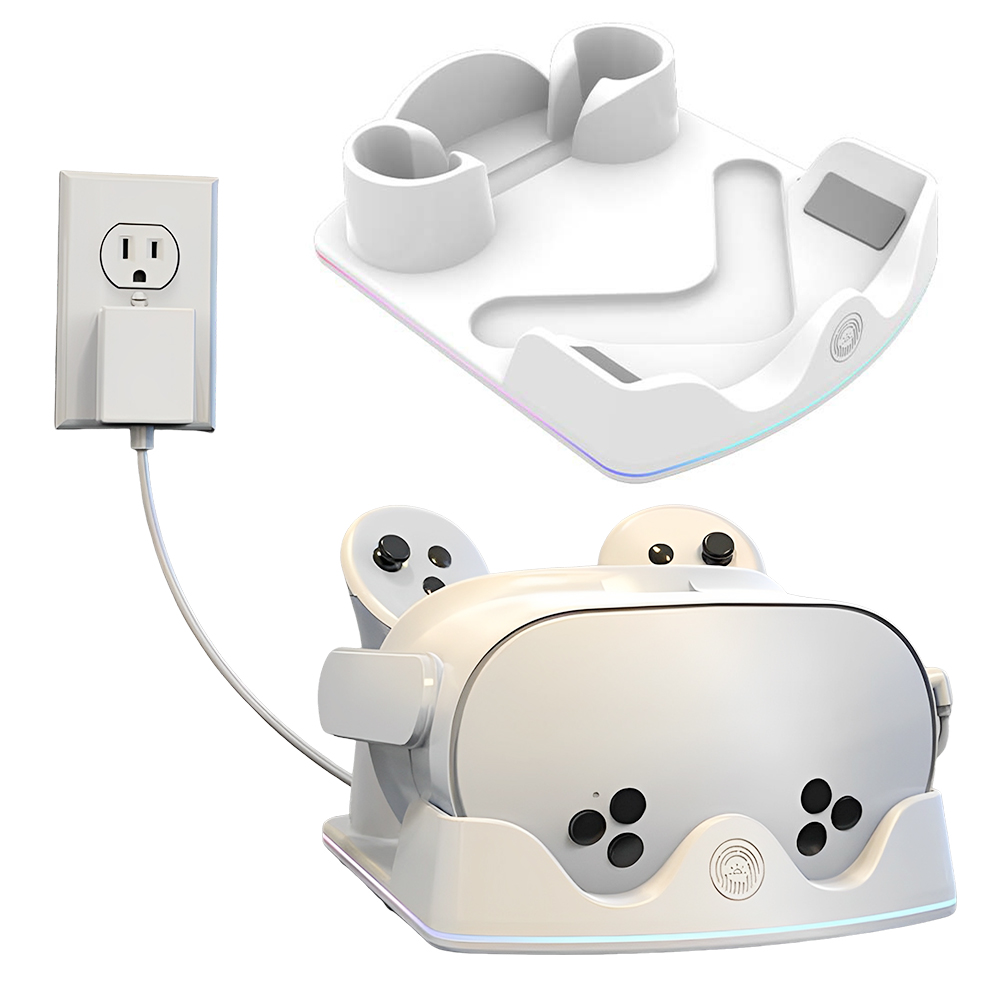 Charging Dock for Meta Quest 3 - đánh giá và giá Headset Stand Rgb