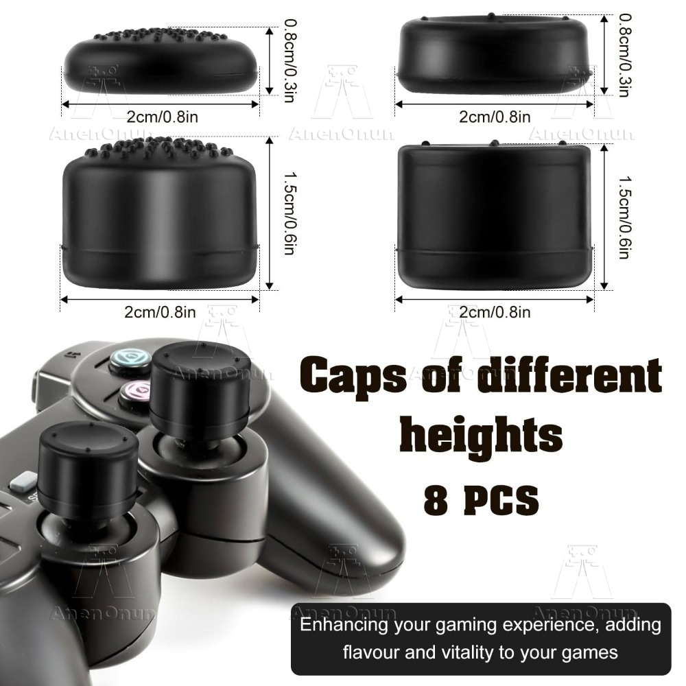 8PCS Thumb Grip Caps Controlle - đánh giá và giá Gaming Accessories Ps4