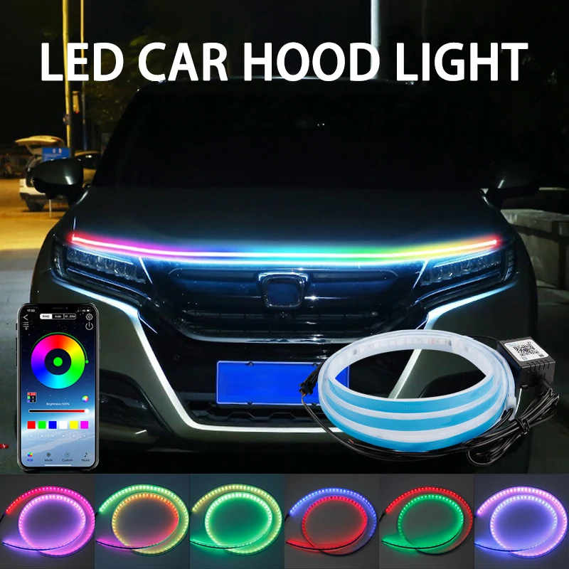 120/150/180cm Car Hood Decorat - đánh giá và giá Rgb Hub Sync