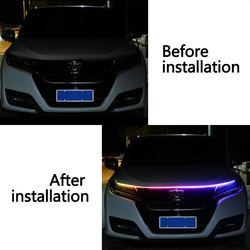 120/150/180cm Car Hood Decorat - đánh giá và giá Rgb Hub Sync
