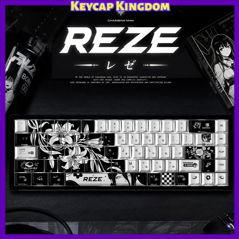 NEW Reze 5.0 Anime Keycaps Cha - đánh giá và giá Gaming Accessories To Gift