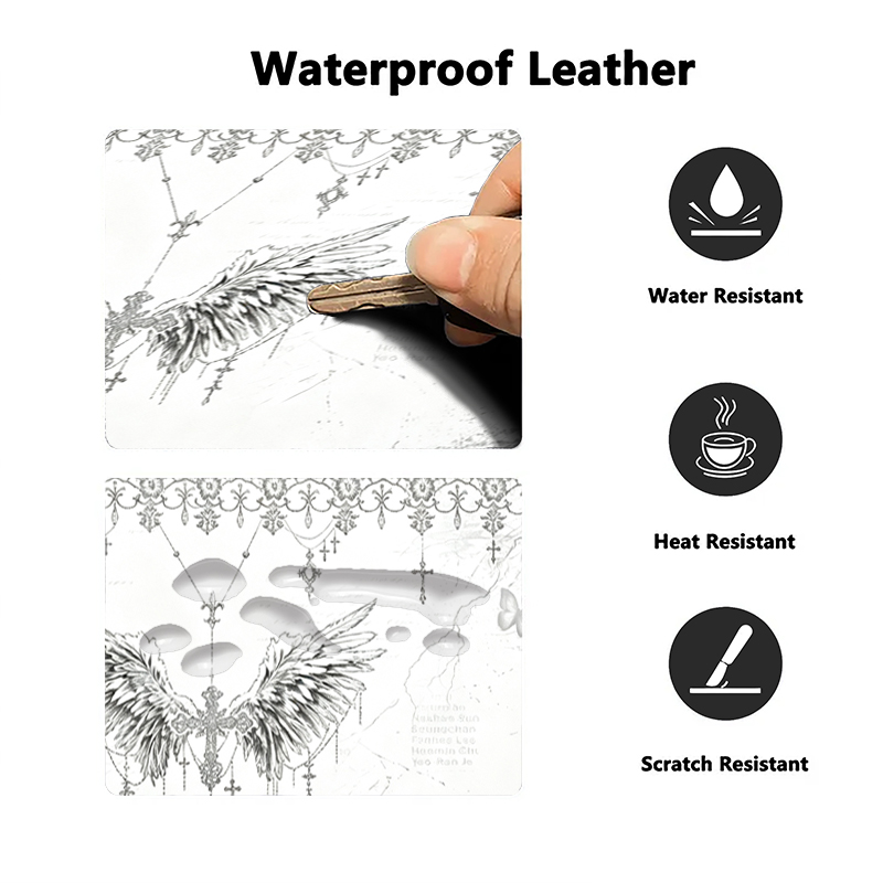 Leather Mousepad Black White A - đánh giá và giá Gaming Accessories Girls