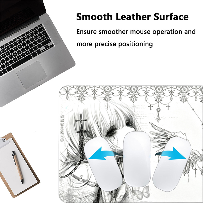 Leather Mousepad Black White A - đánh giá và giá Gaming Accessories Girls