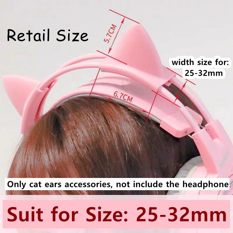 Pink Silicone Cat Ears Pendant - đánh giá và giá Gaming Accessories Girls