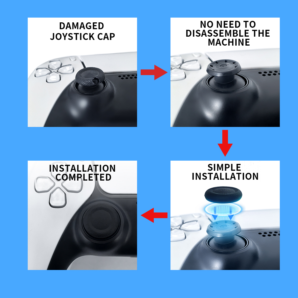 2-6 Pcs Non-Skid Thumb Grip Ca - đánh giá và giá Gaming Accessories Ps4